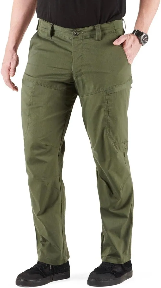 5.11 Tactical Men's Apex Pants, Regular Fit, Gusseted, 10 Pockets, Style 74434ABR