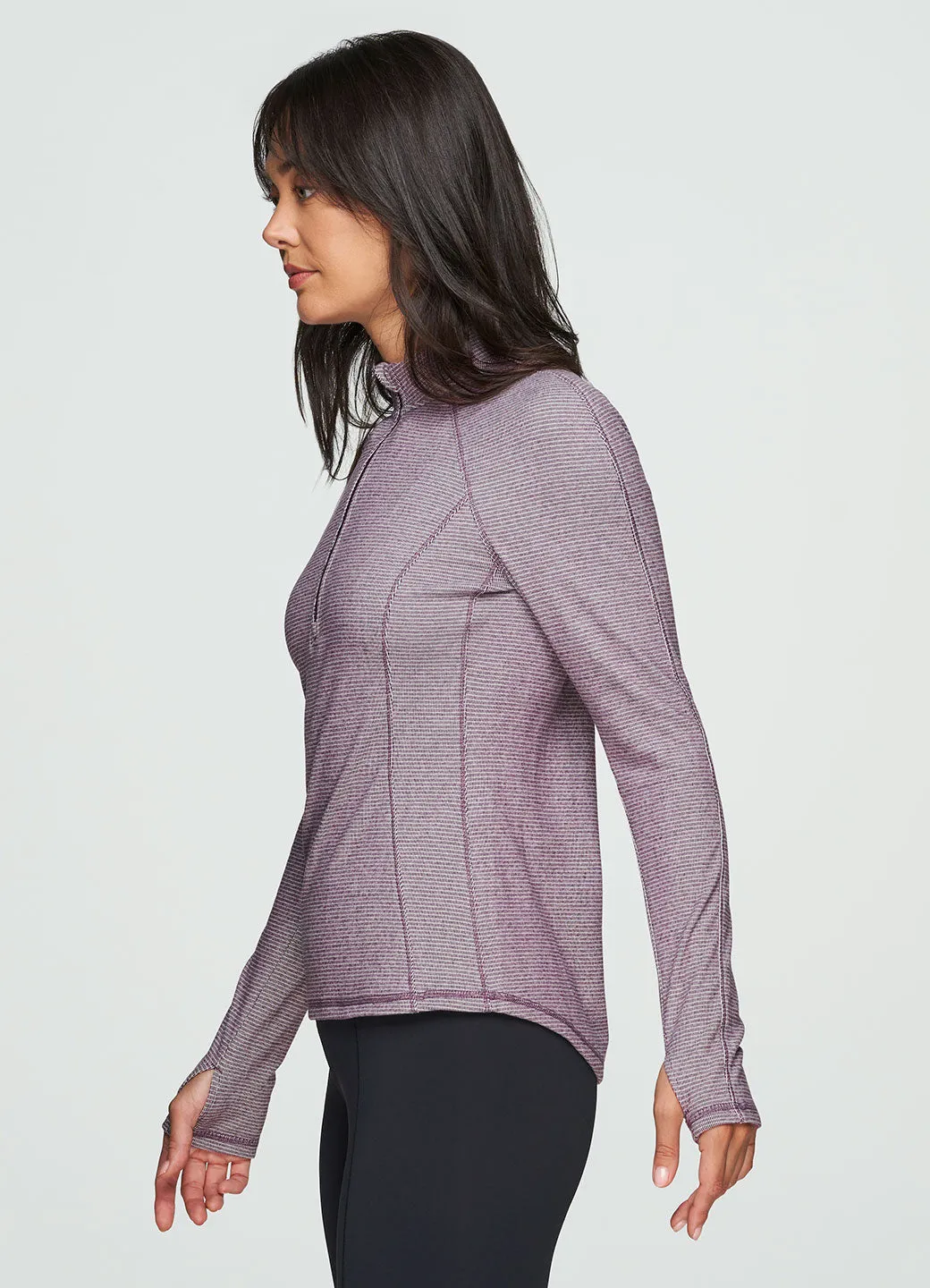 Aspen 1/4 Zip Long Sleeve Top