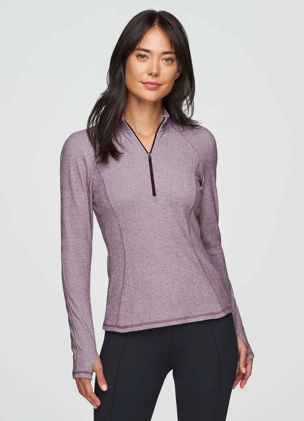 Aspen 1/4 Zip Long Sleeve Top