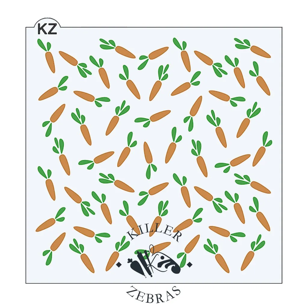 Carrots 2pc KZ Stencil