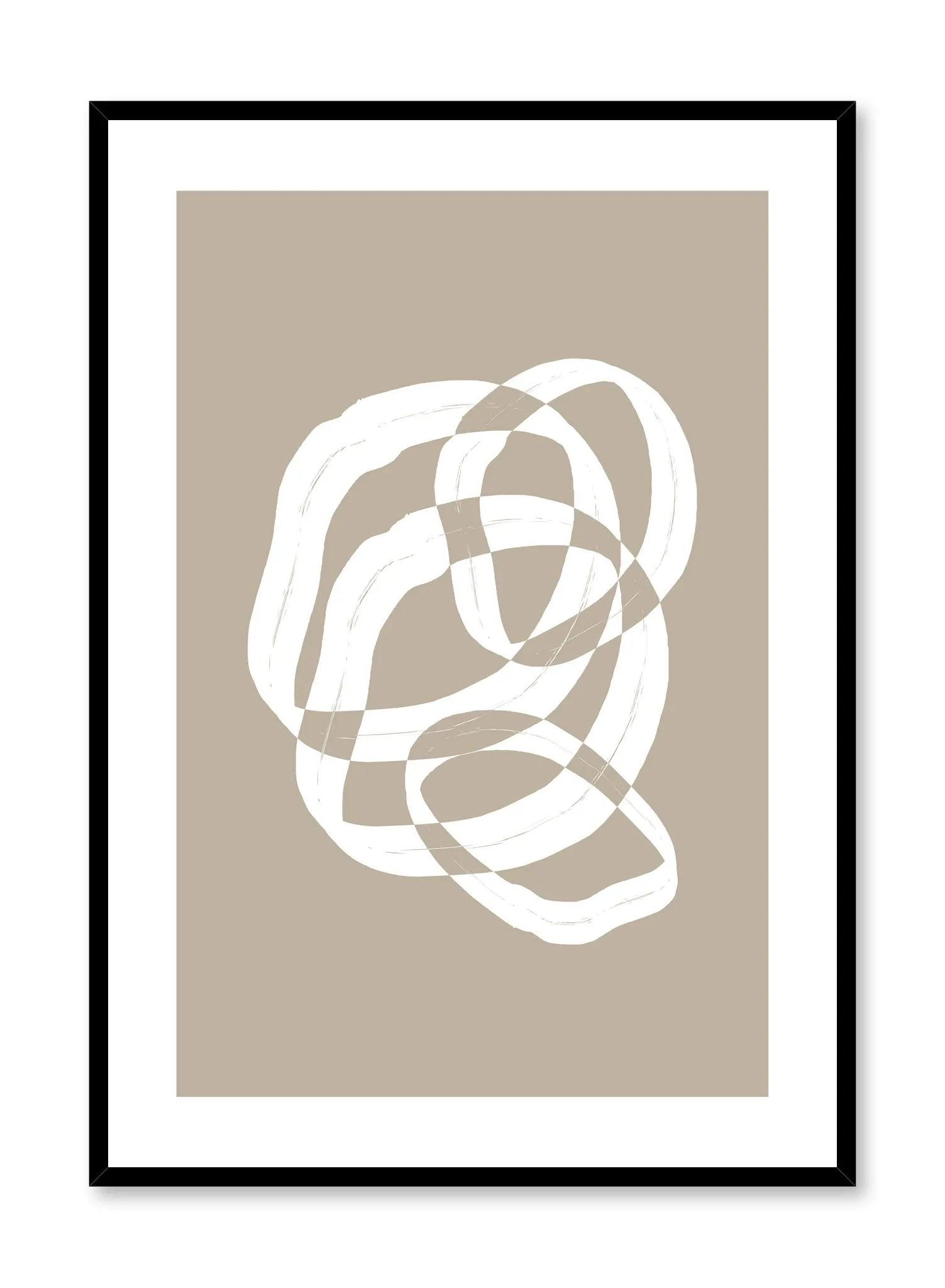 Checkered Circles, Poster