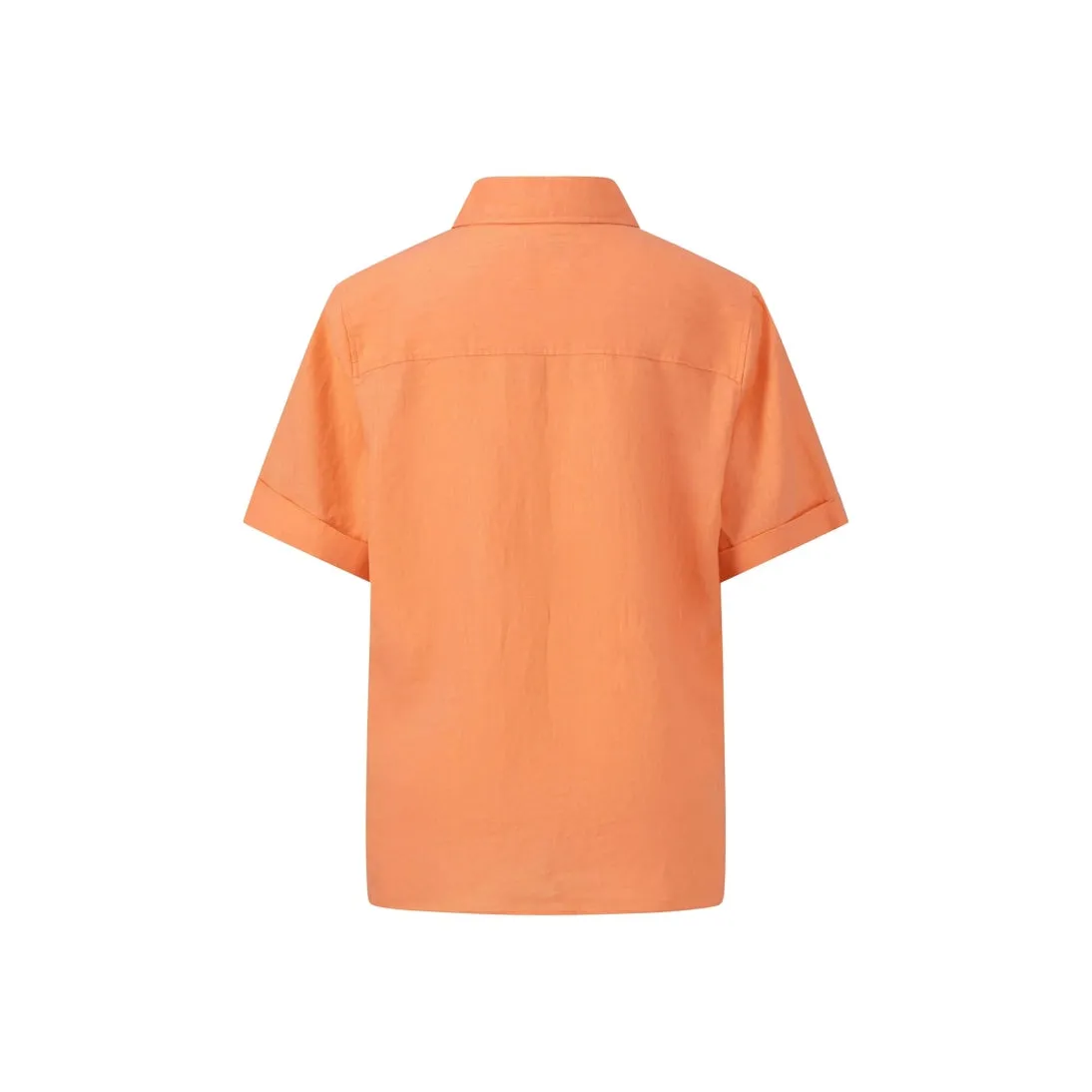 Fynch-Hatton Linen Blouse In Bright Apricot 24131242