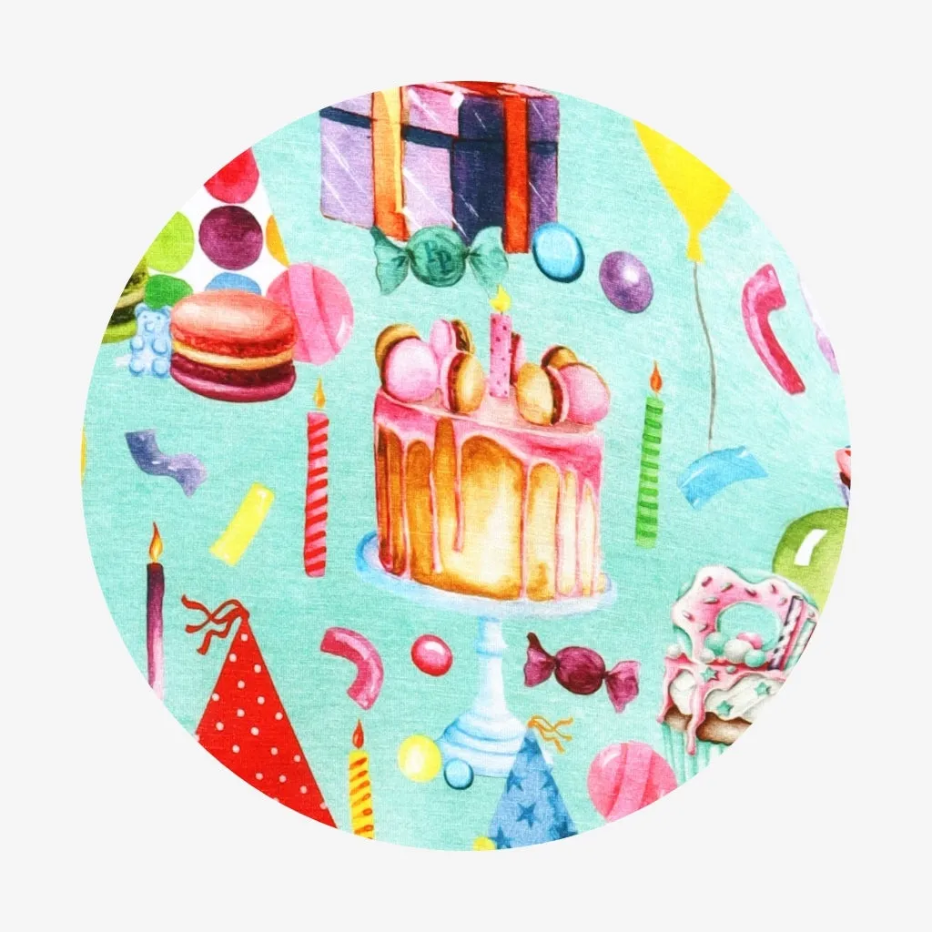 Happy Birthday Footie Zippered One Piece