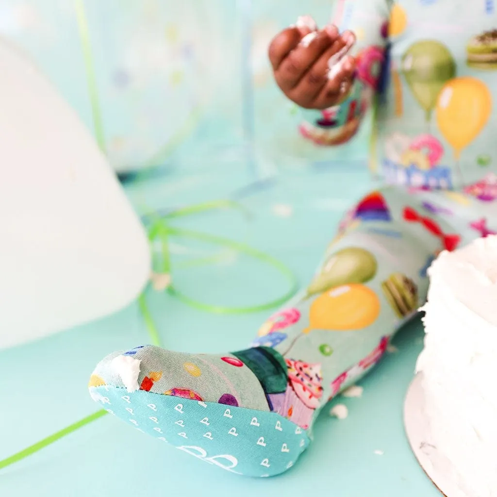 Happy Birthday Footie Zippered One Piece