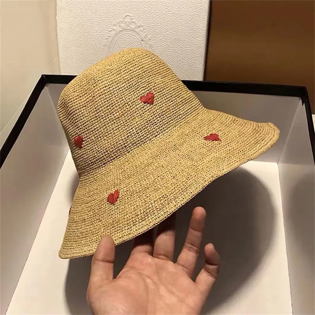 Japanese Style Straw Hat Women's Summer Korean Style Sun Big Brim Vacation Sun Hat Foldable (Style 4 one Size)