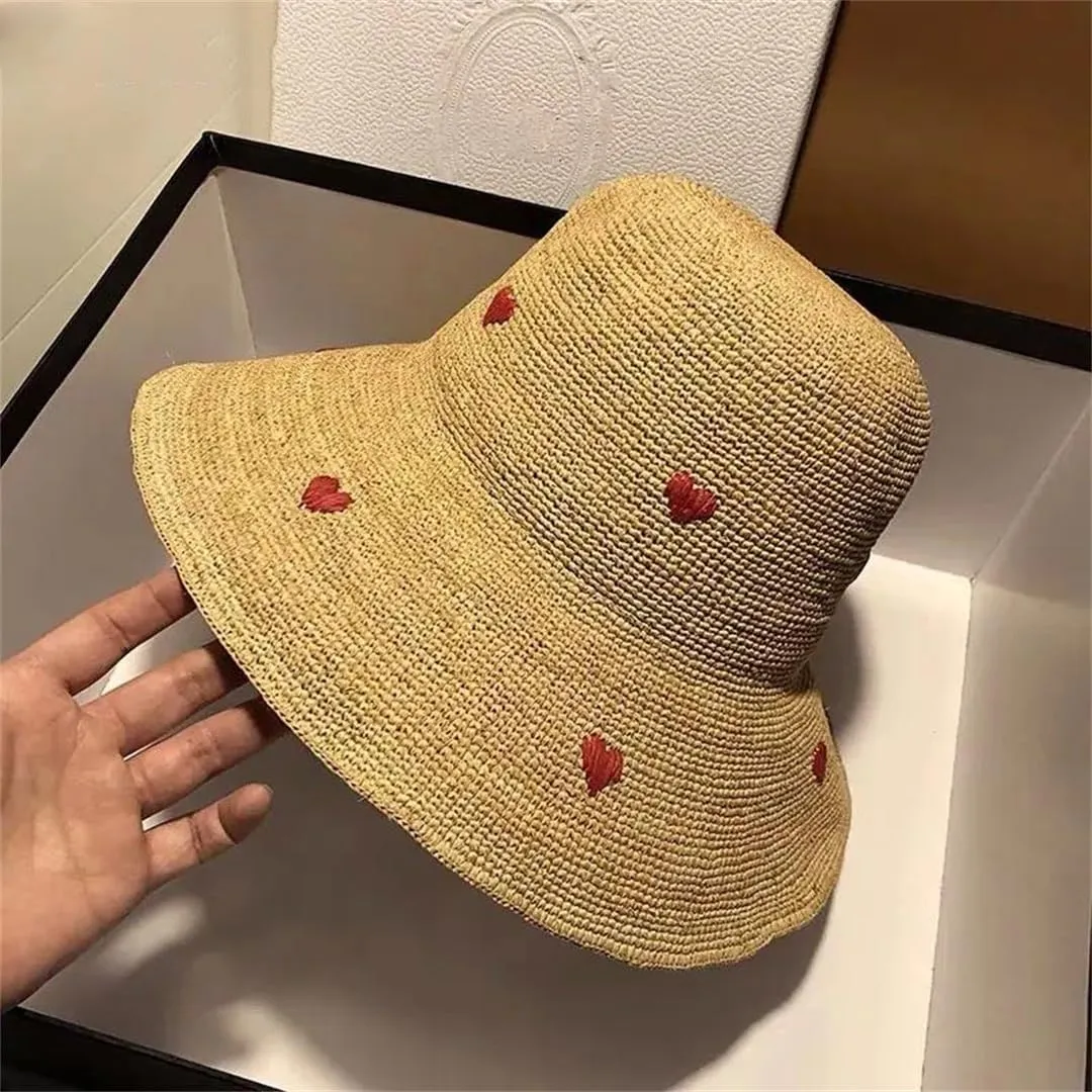 Japanese Style Straw Hat Women's Summer Korean Style Sun Big Brim Vacation Sun Hat Foldable (Style 4 one Size)