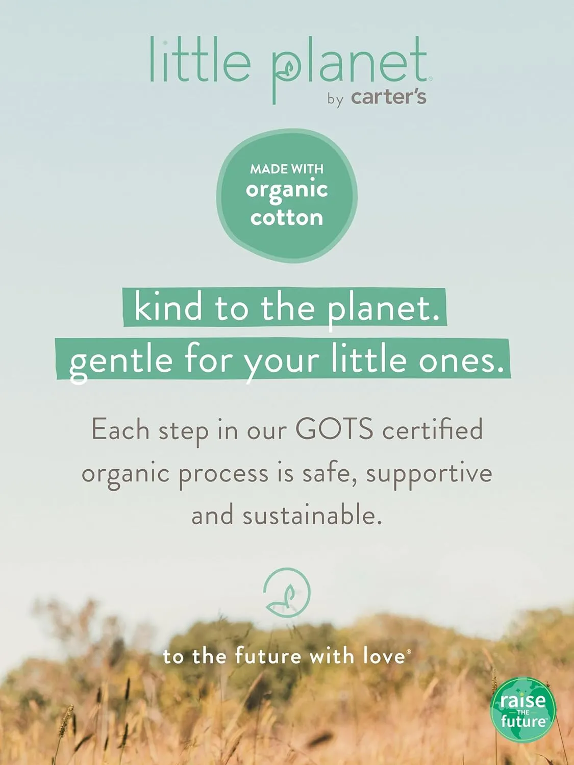 little planet by carter's unisex-baby Quilted Double Knit Hooded Jumpsuit Made With Organic Cotton