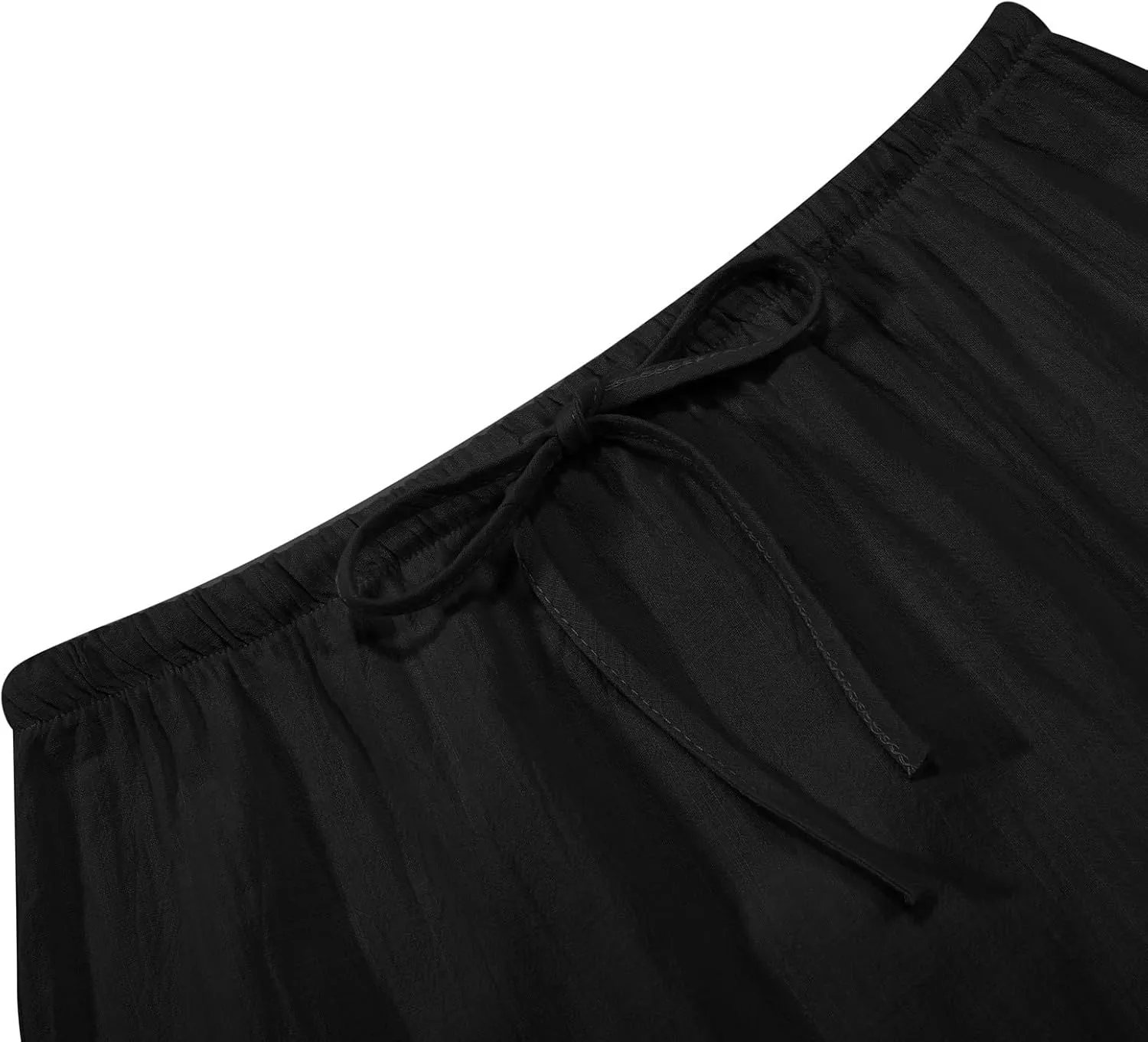 Maxi Skirt for Women - Flowy Linen Skirt Trendy Boho Style for Summer and Vacation Maxi Length Long Flowy Skirts