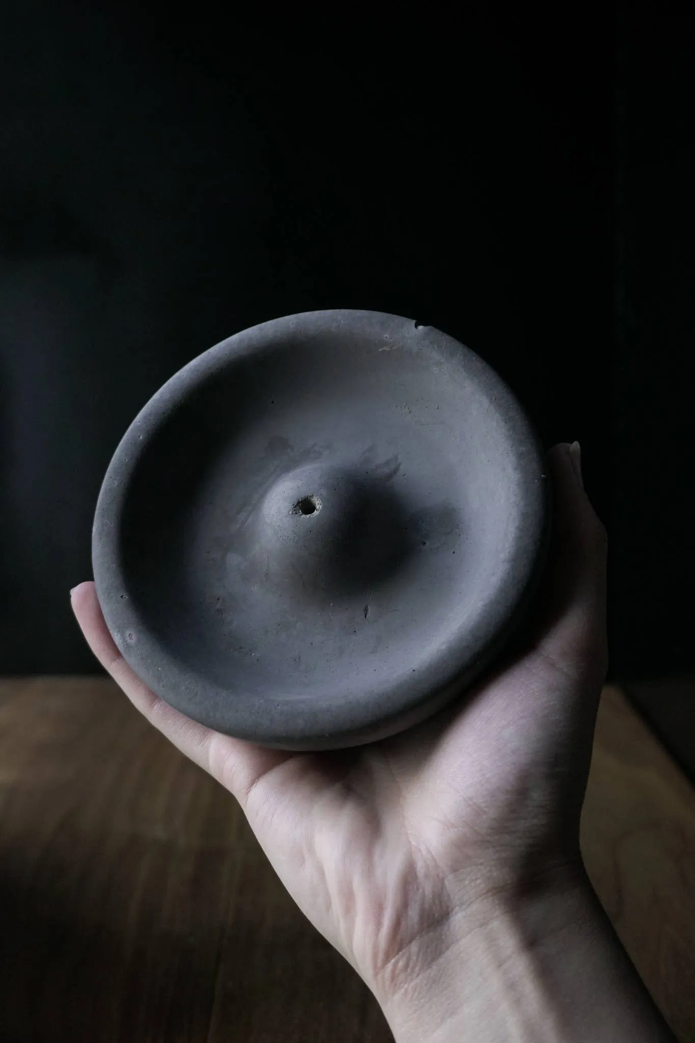 Modern Incense Burner Charcoal Grey