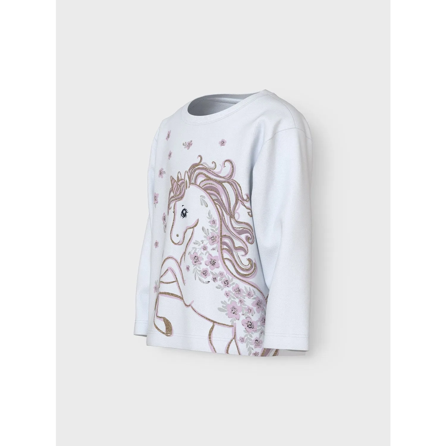 Name It Bright White Unicorn Valiane Regular Blouse