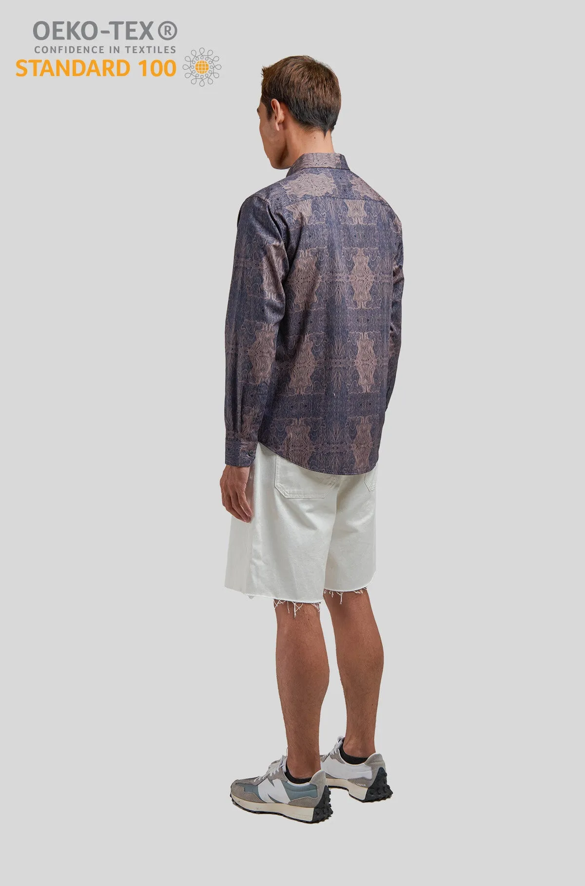 Nusantara Long Sleeve Slim Fit in Fungus