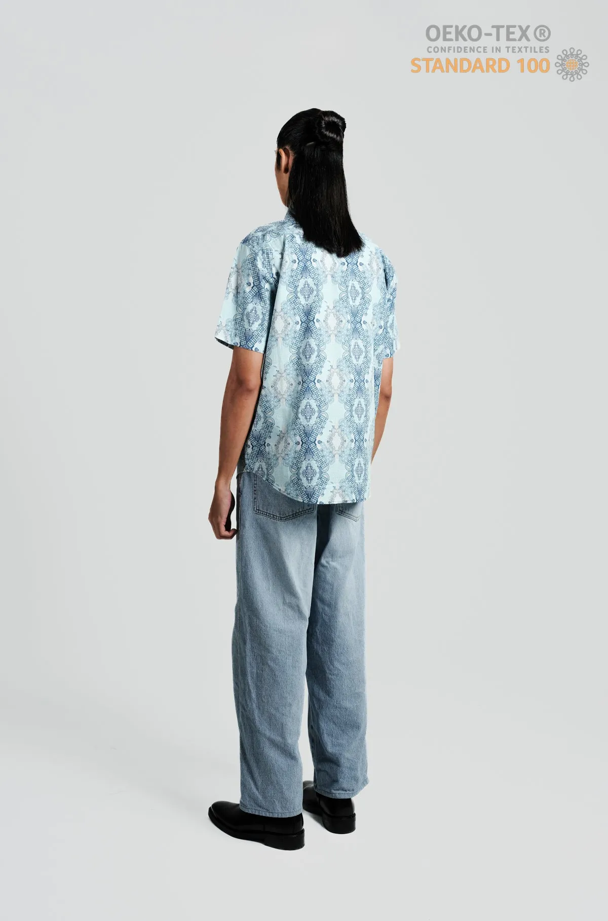 Nusantara Slim Fit Teng Teng in Quiet Tide