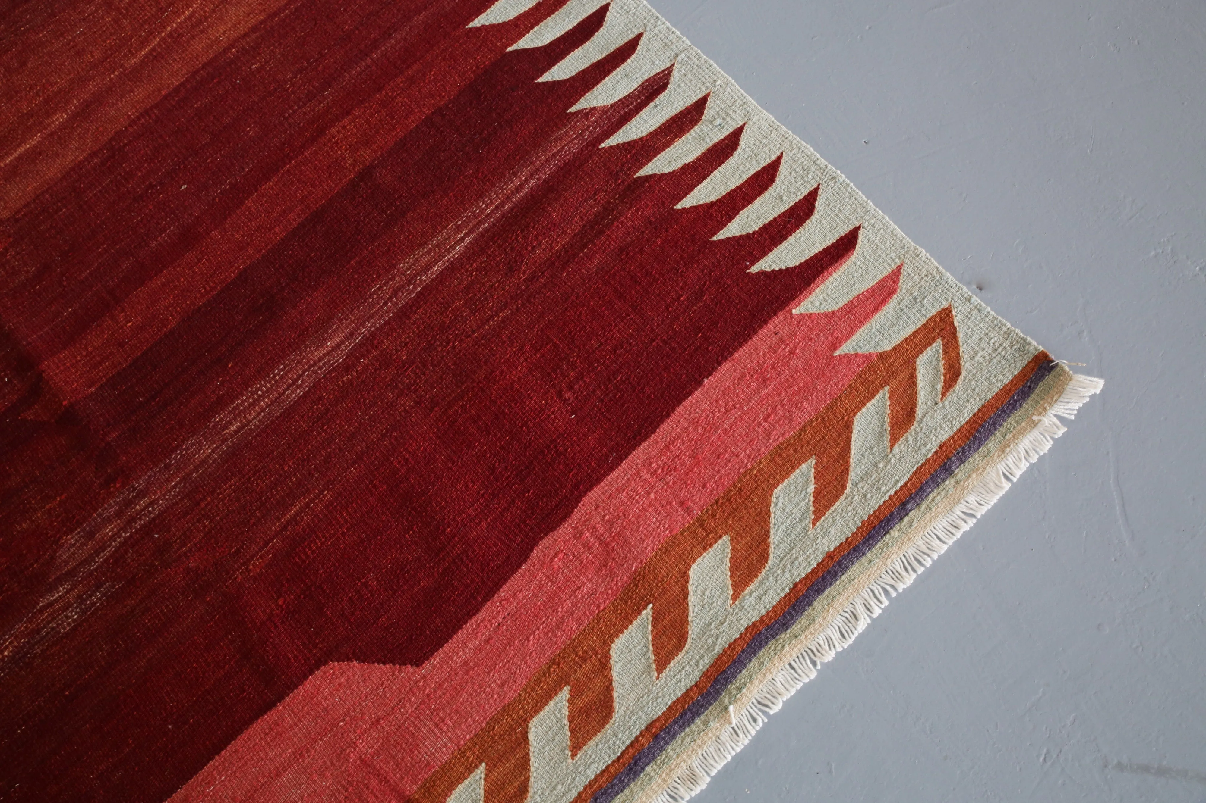 Old Bodrum Bos Kilim 4.7x6ft