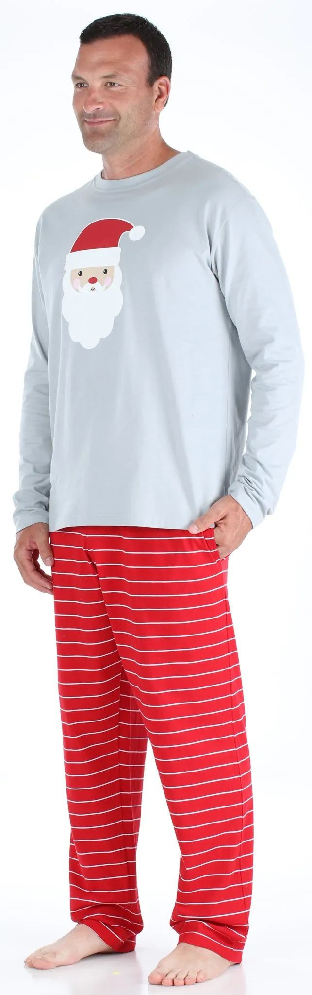Our Family Pjs Christmas Family Matching Santa Red Pajama Sets