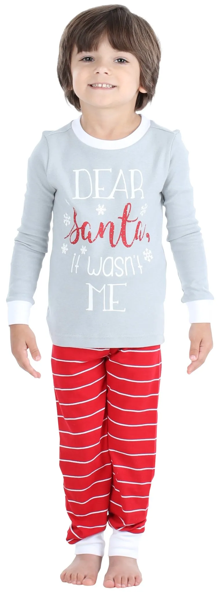 Our Family Pjs Christmas Family Matching Santa Red Pajama Sets