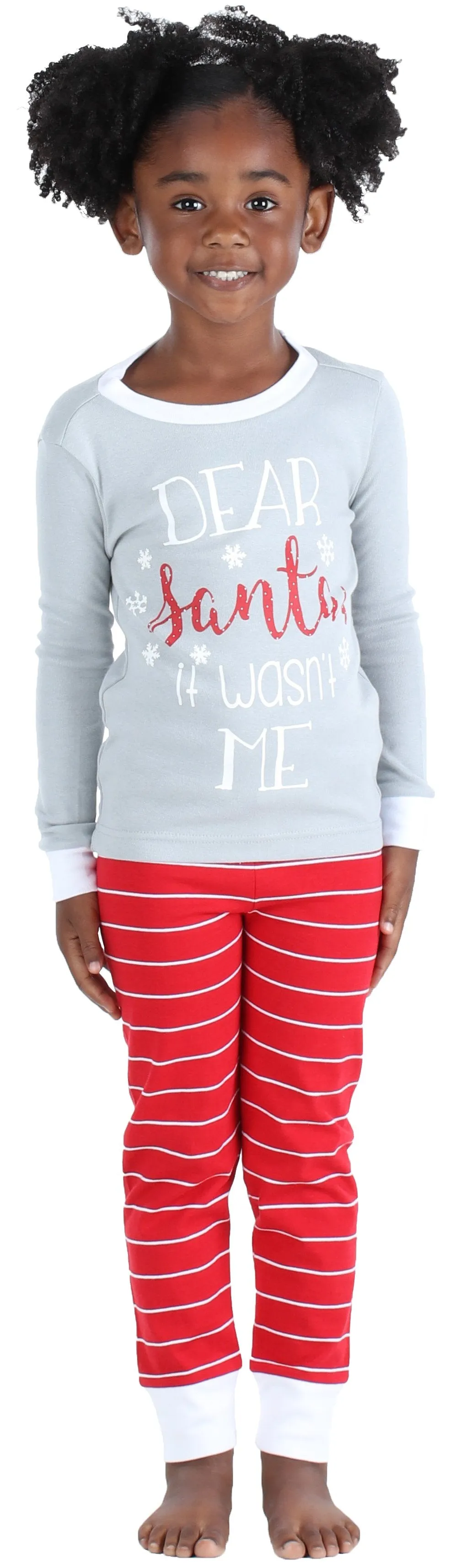 Our Family Pjs Christmas Family Matching Santa Red Pajama Sets