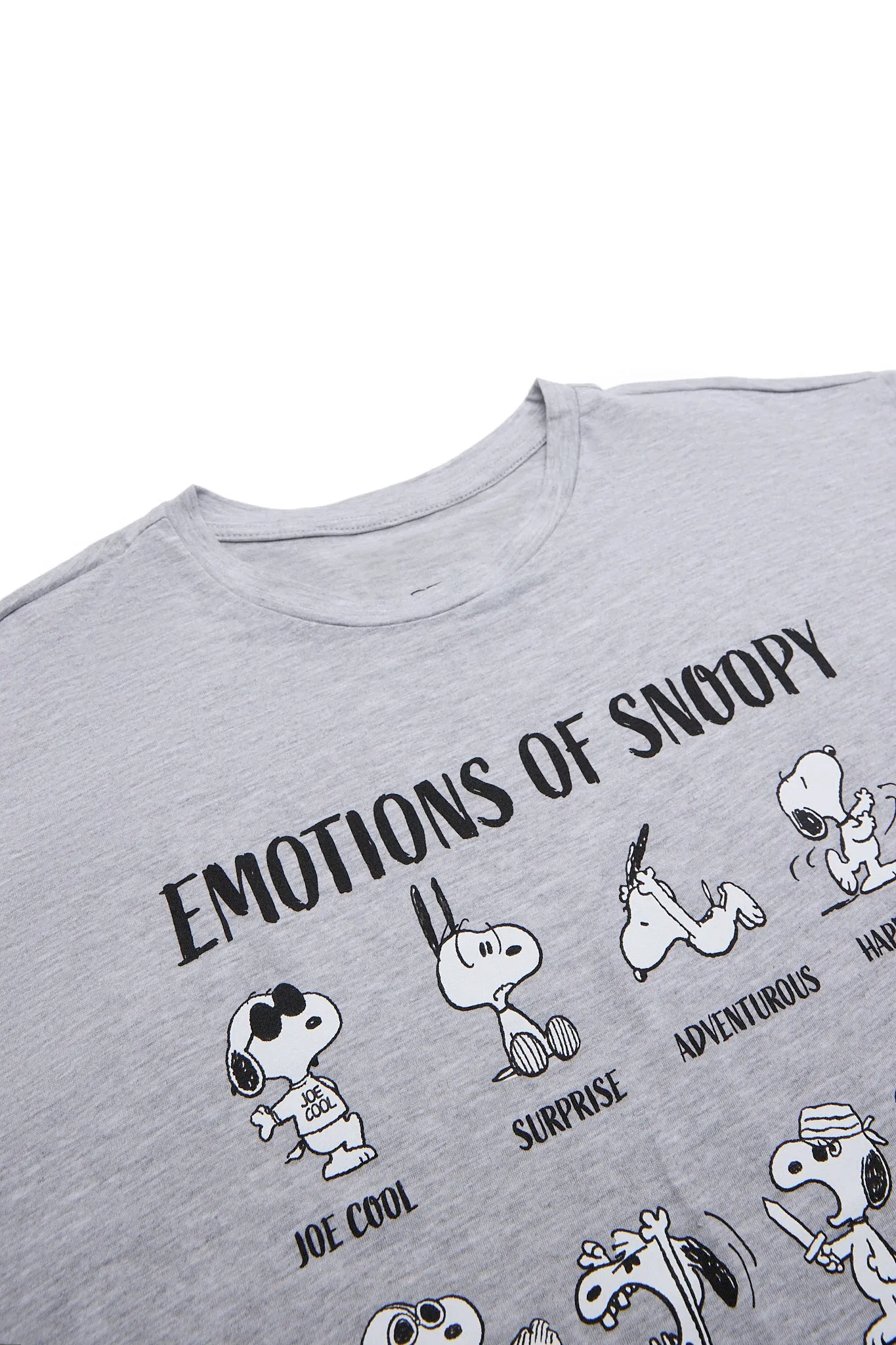 Peanuts Snoopy Emotions Graphic Relaxed Tee