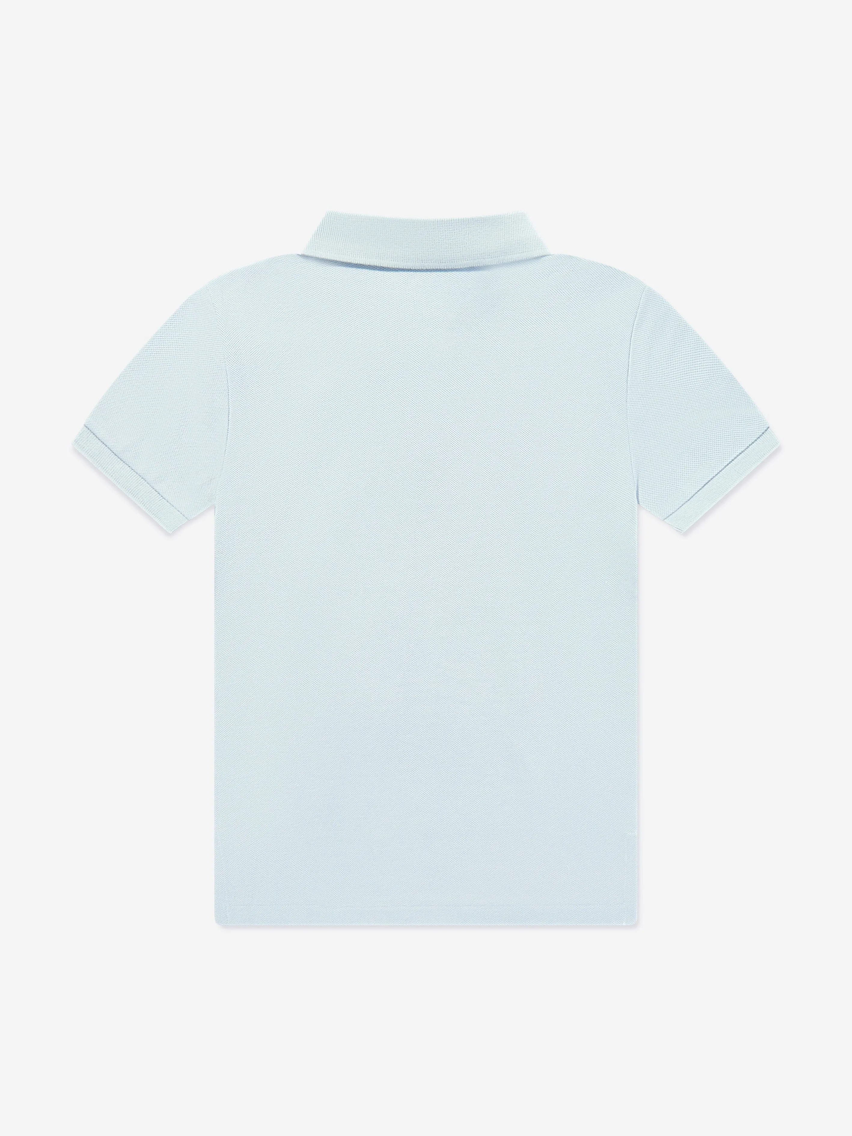Ralph Lauren Boys Slim Fit Polo Shirt in Blue
