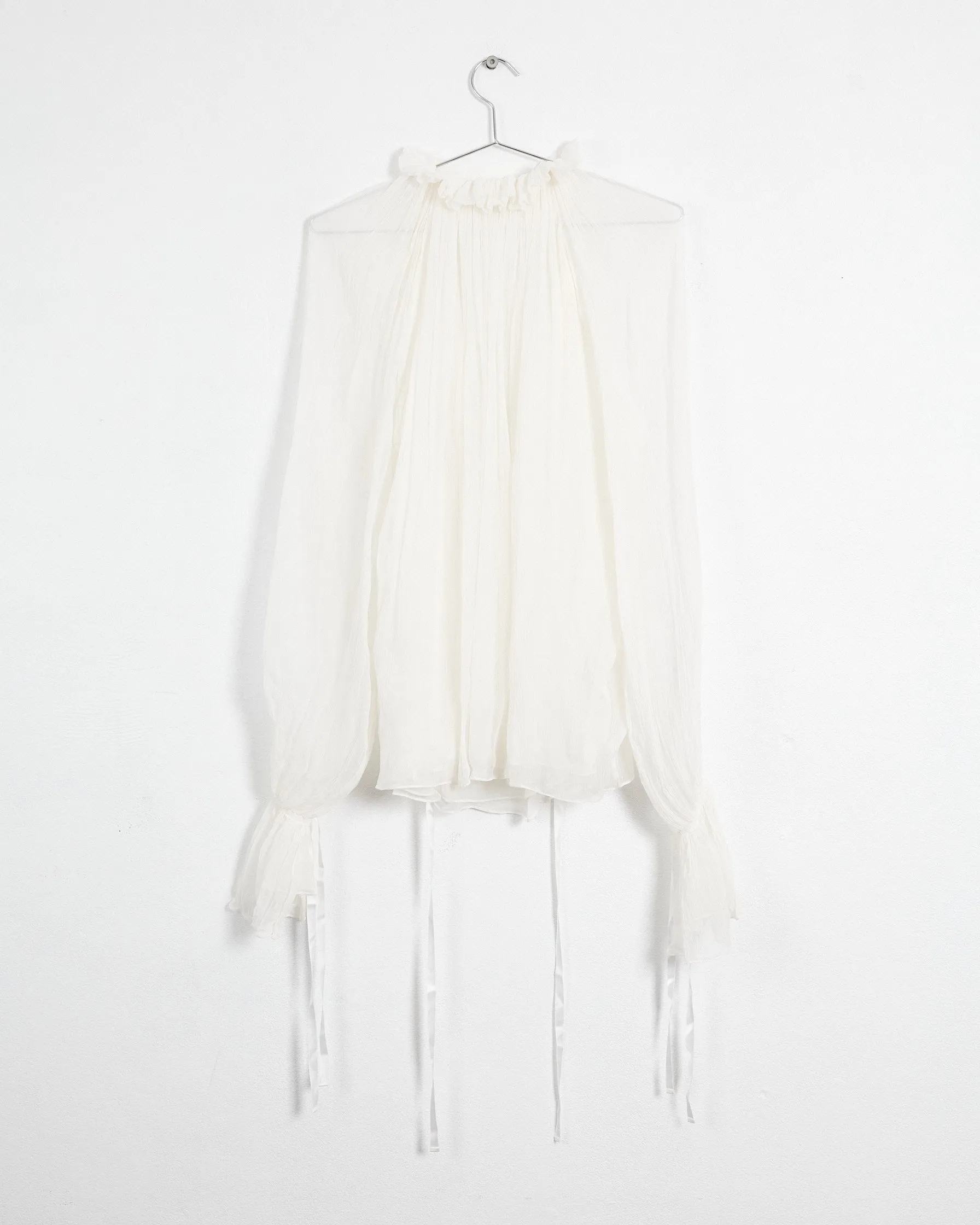 Redemption 'sheer' blouse, white, 8