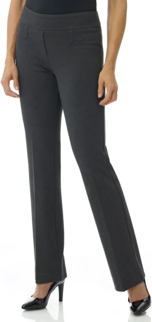 Rekucci Women's Secret Figure Pull-On Knit Bootcut Pant w/Tummy Control