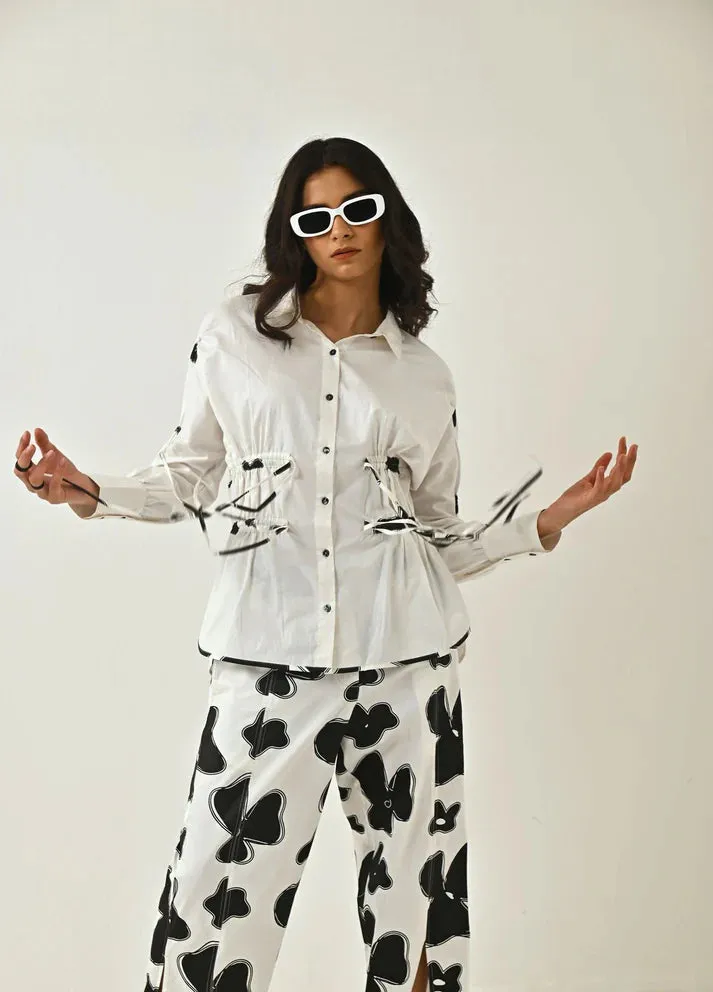 Relaxed fit Women's Printed Casual Co-ord Set