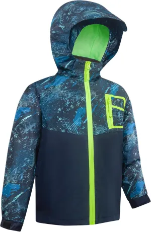 SWISSWELL Kid's Rain Jacket Youth Boys and Girls Lightweight Waterproof with Detachable Hooded Raincoat for School