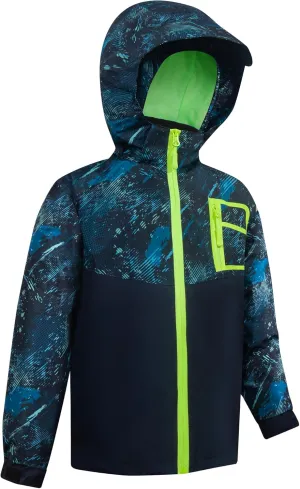 SWISSWELL Kid's Rain Jacket Youth Boys and Girls Lightweight Waterproof with Detachable Hooded Raincoat for School