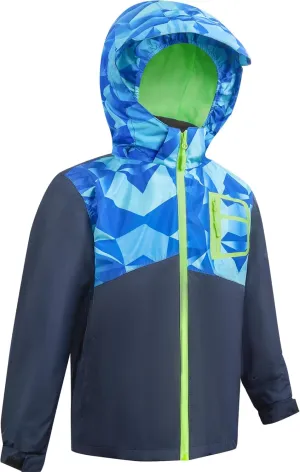 SWISSWELL Kid's Rain Jacket Youth Boys and Girls Lightweight Waterproof with Detachable Hooded Raincoat for School