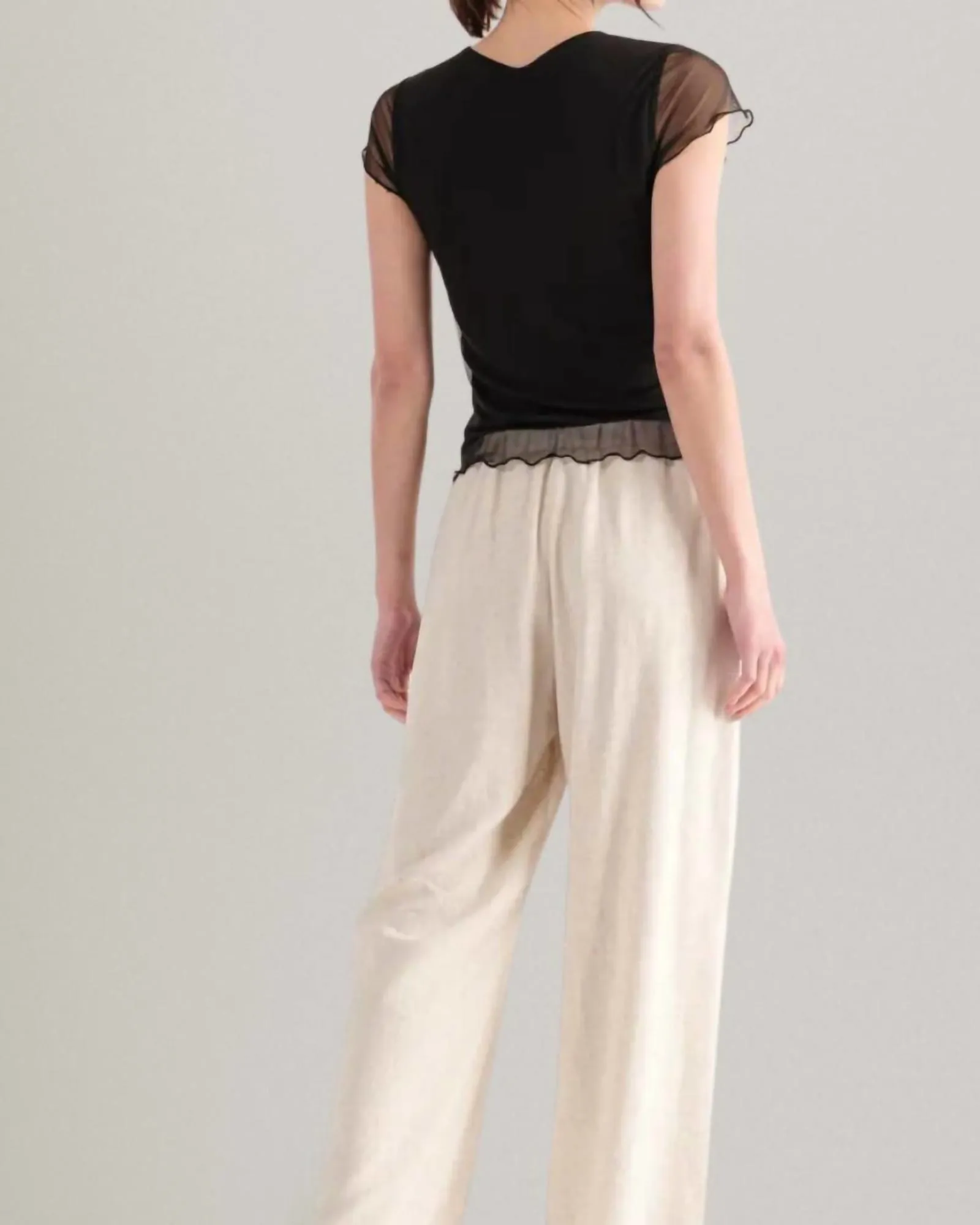 Vera Mesh Top in Black | Black