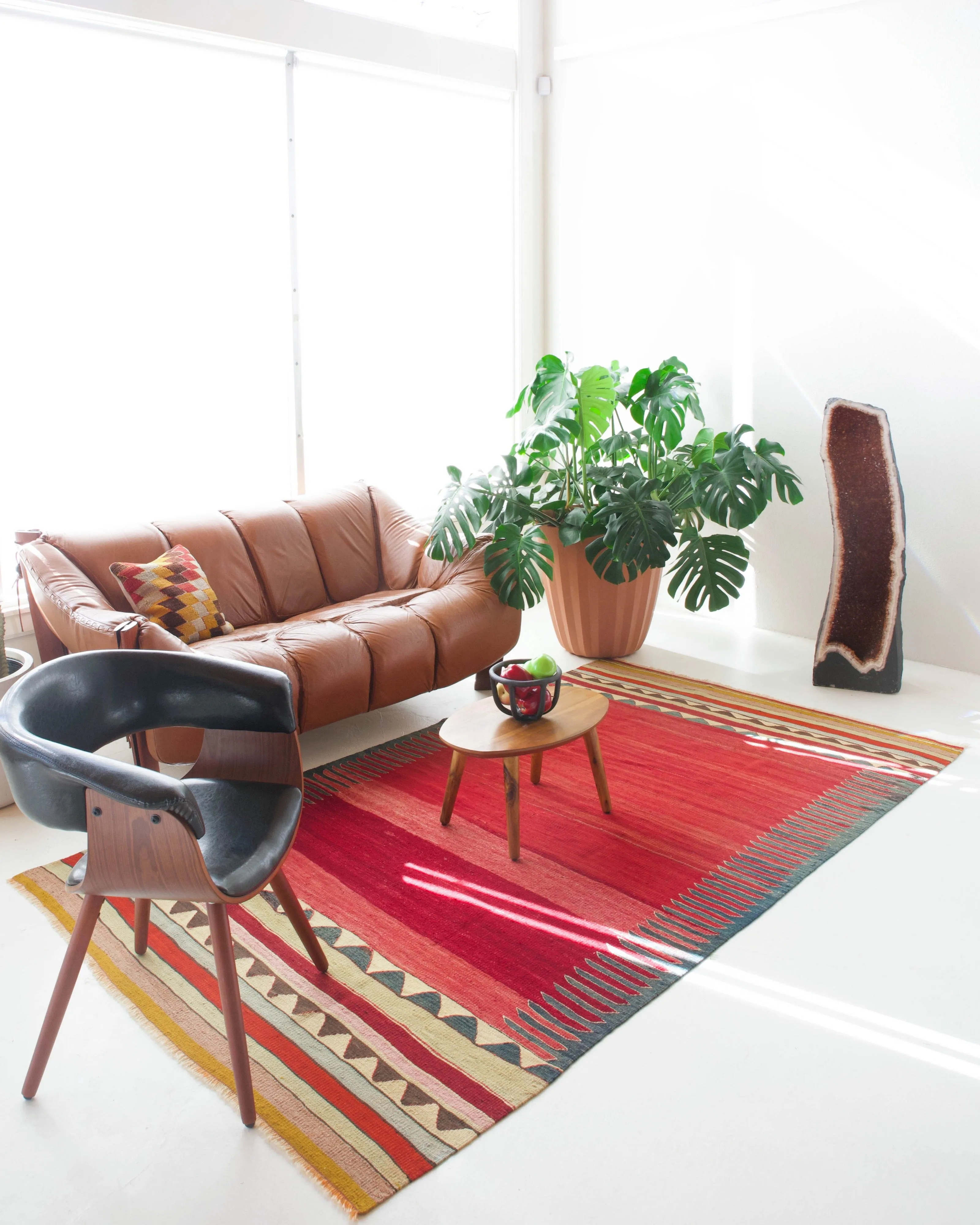 Vintage Bodrum Bos Kilim Rug 5'x8'8"