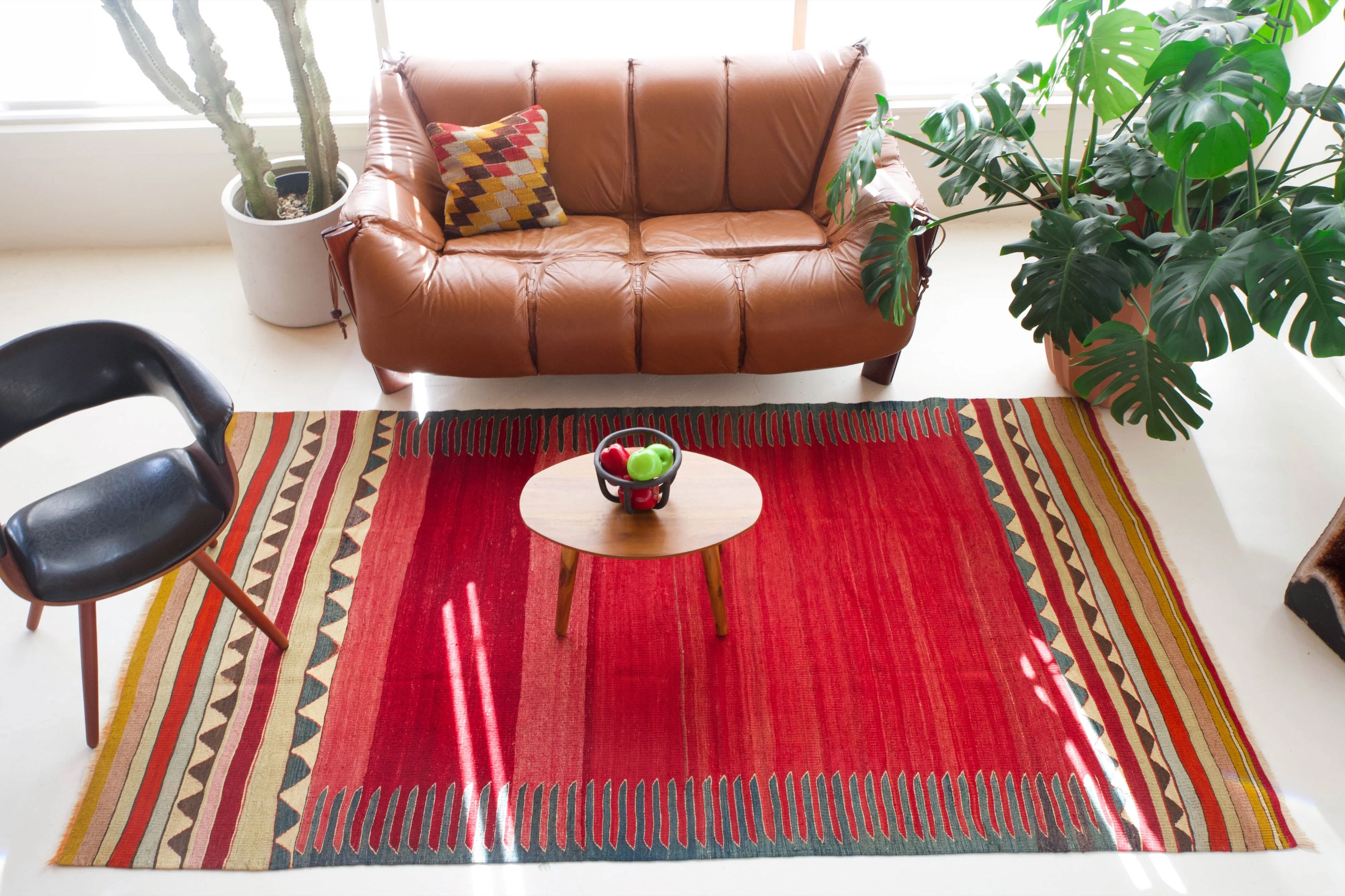 Vintage Bodrum Bos Kilim Rug 5'x8'8"