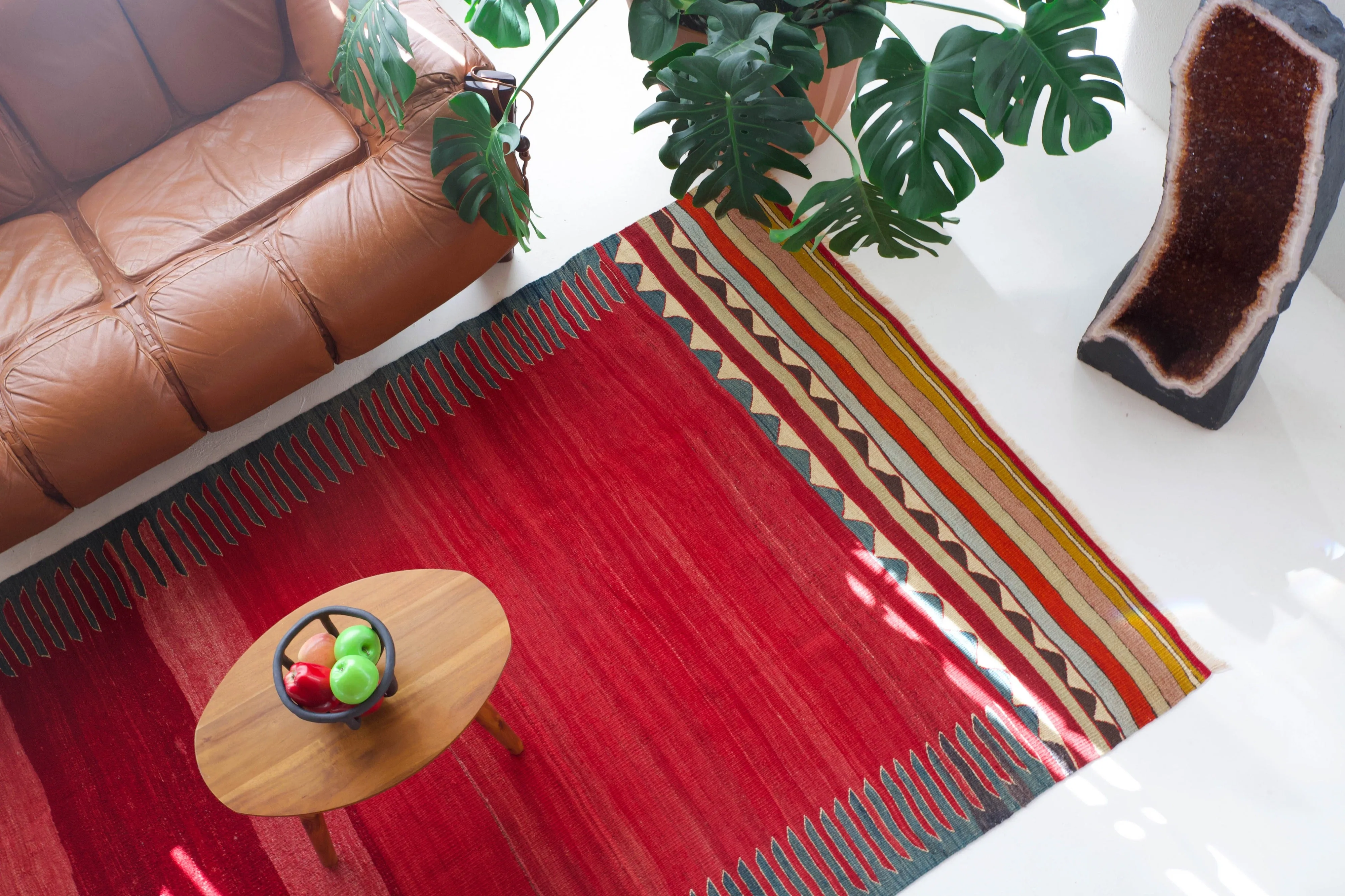 Vintage Bodrum Bos Kilim Rug 5'x8'8"