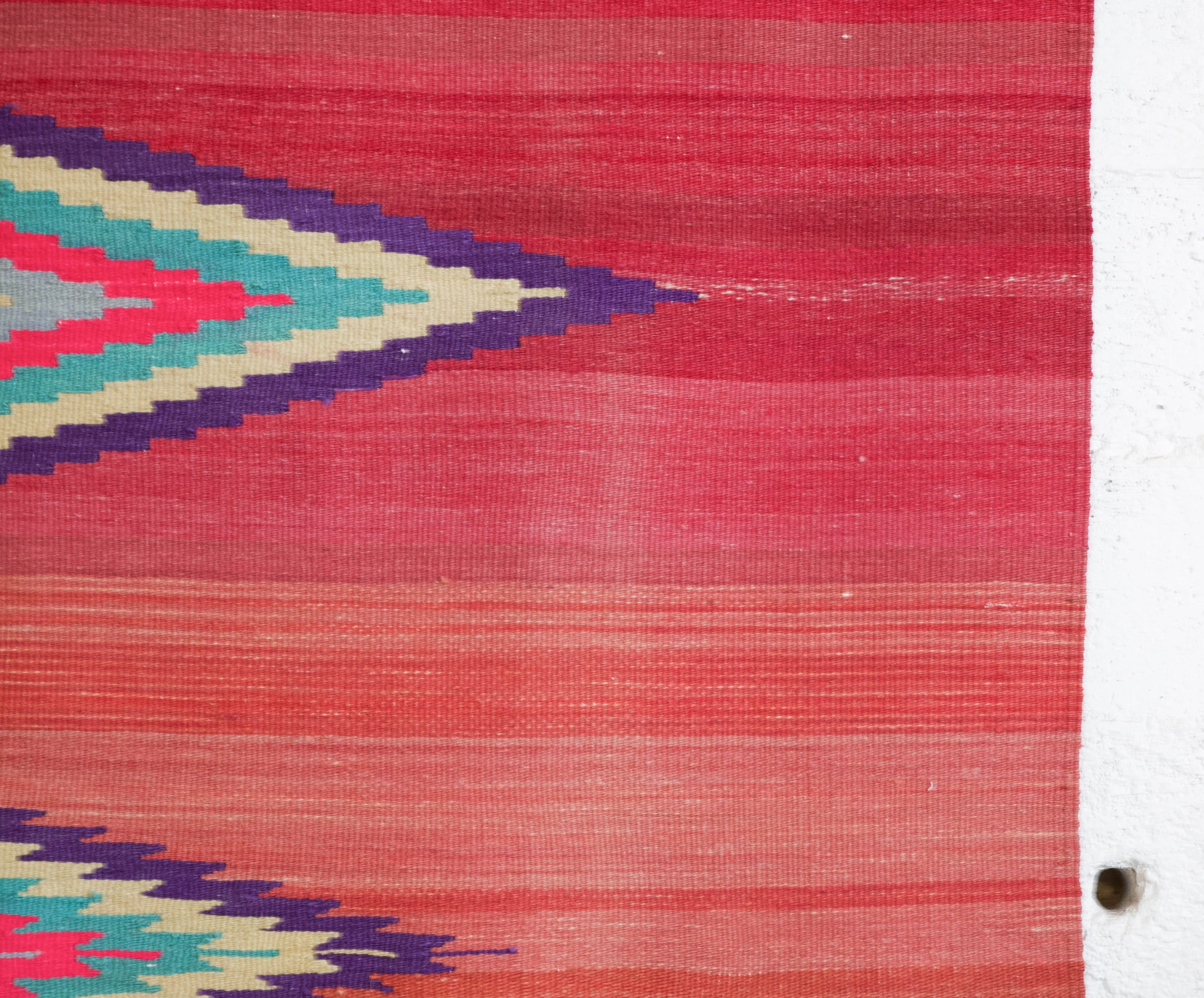 Vintage Turkish Aegean Kilim Rug 4'9"x8'3"