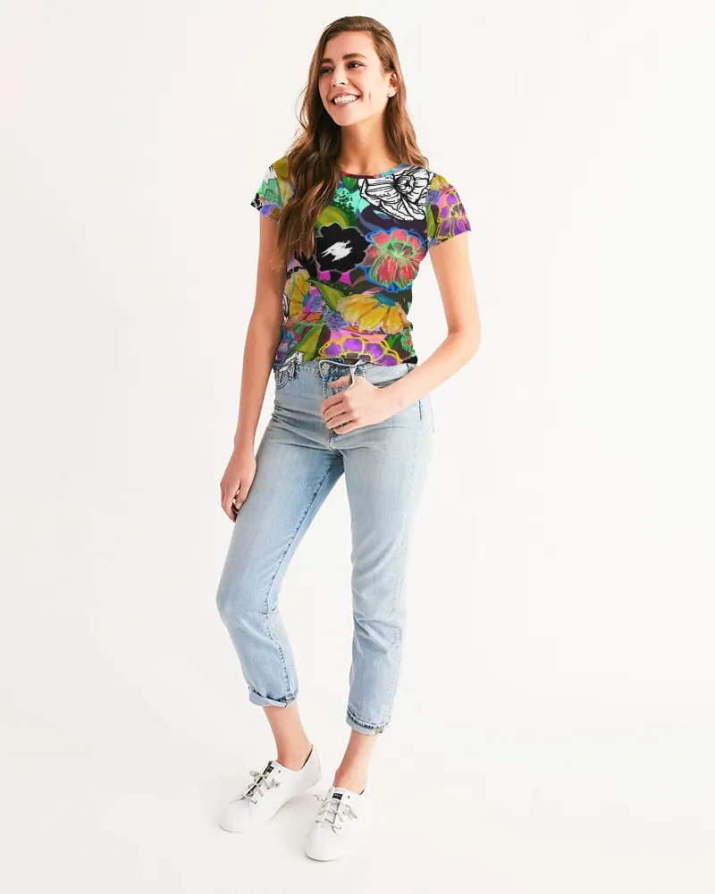 whole LOTTA flowers DOUBLE TAKE Women's Tee