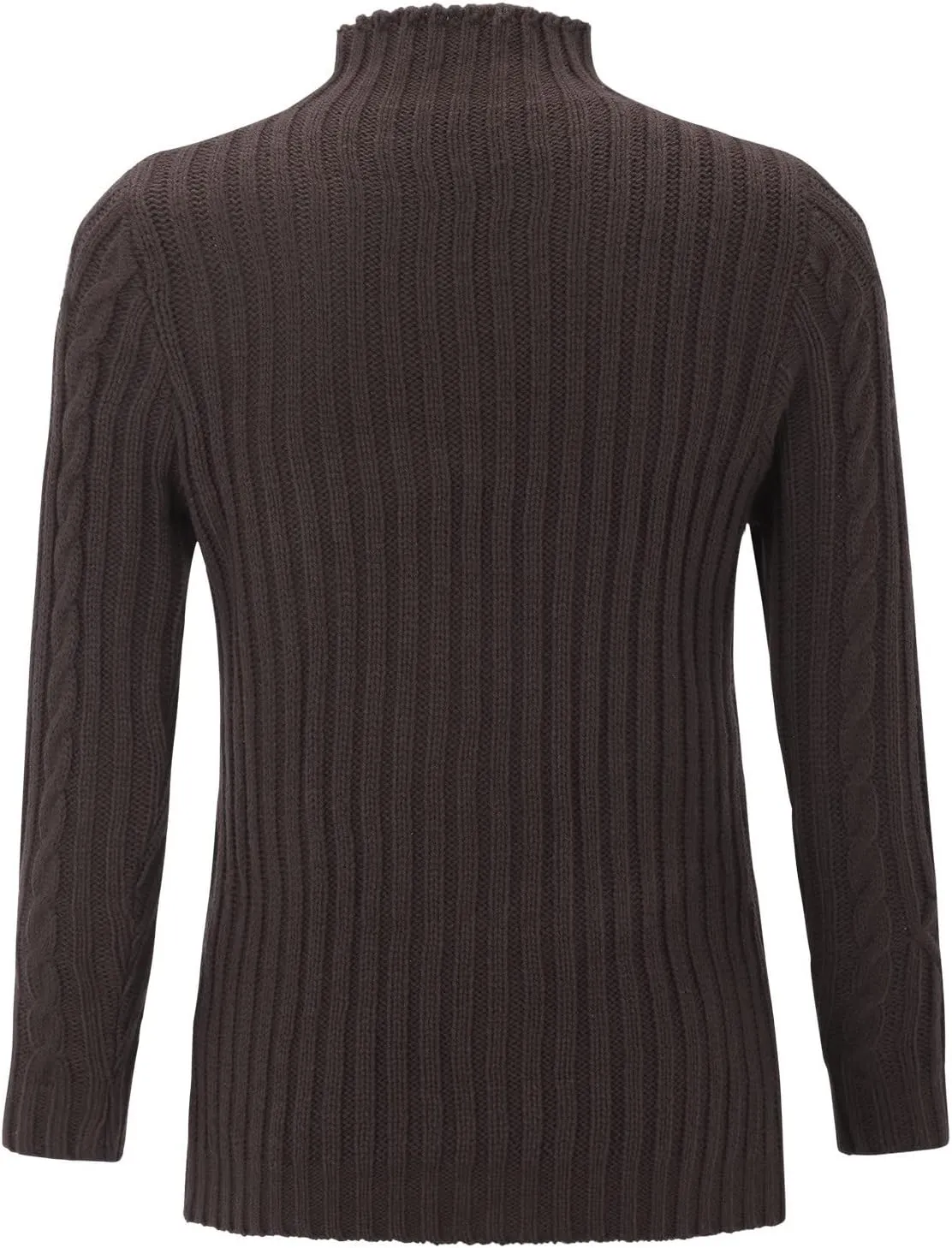 Womens Turtleneck Long Sleeve Shirts Winter New Thickened Korean Women's Solid Color Pullover Loose Knitted Long